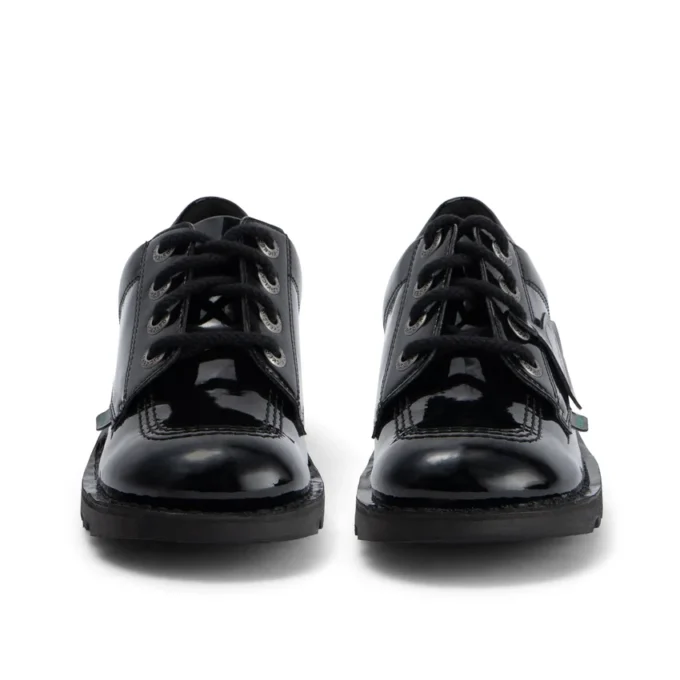 Kick Lo da ragazza in similpelle verniciata nera Kick Lo da ragazza in similpelle verniciata nera