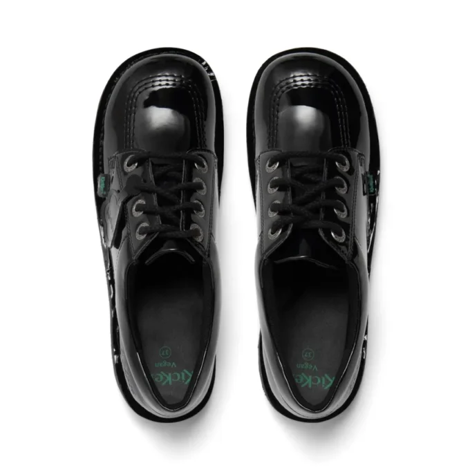 Kick Lo da ragazza in similpelle verniciata nera Kick Lo da ragazza in similpelle verniciata nera
