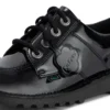 Kick Lo da ragazza in similpelle verniciata nera Kick Lo da ragazza in similpelle verniciata nera