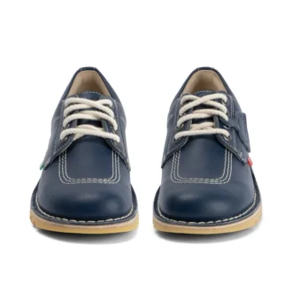 Kick Lo in pelle blu navy unisex per adulti