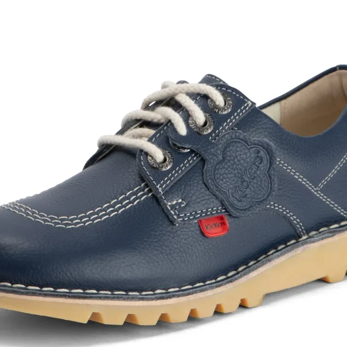 Kick Lo in pelle blu navy unisex per adulti Kick Lo in pelle blu navy unisex per adulti
