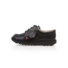 Kick Lo in pelle nero unisex per ragazzi Kick Lo in pelle nero unisex per ragazzi