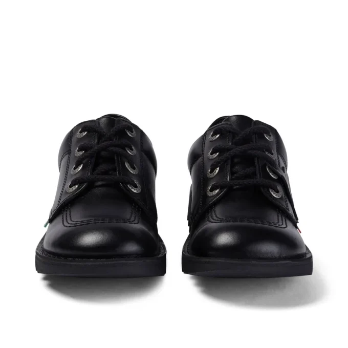 Kick Lo in pelle nero unisex per ragazzi Kick Lo in pelle nero unisex per ragazzi