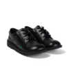Kick Lo in pelle nero unisex per ragazzi Kick Lo in pelle nero unisex per ragazzi