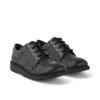 Kick Lo in pelle per ragazzi unisex, nero Kick Lo in pelle per ragazzi unisex, nero