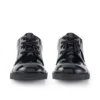 Kick Lo in pelle verniciata nera, modello unisex per ragazzi Kick Lo in pelle verniciata nera, modello unisex per ragazzi