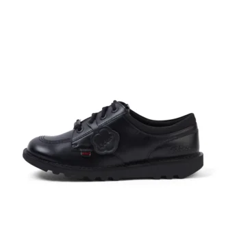 Kick Lo Mix Mesh in pelle nera unisex per ragazzi