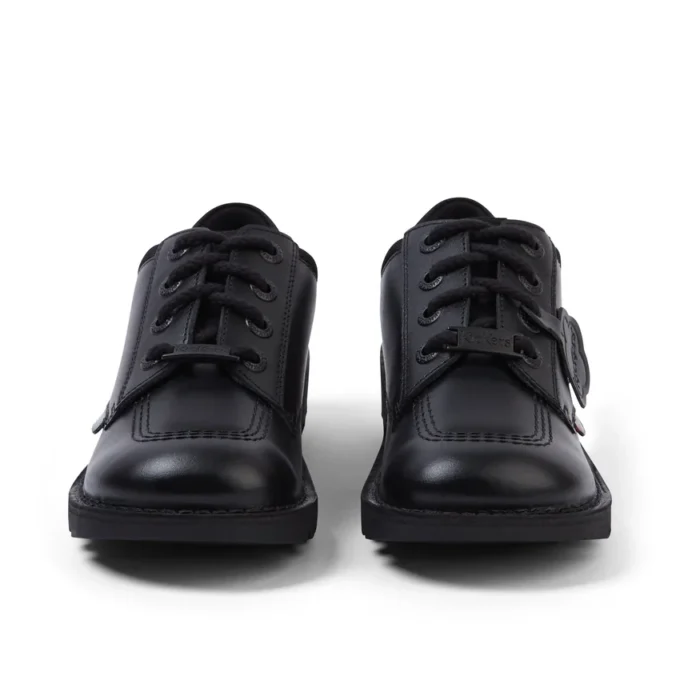 Kick Lo Mix Mesh in pelle nera unisex per ragazzi Kick Lo Mix Mesh in pelle nera unisex per ragazzi