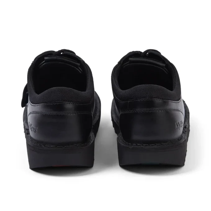 Kick Lo Mix Mesh in pelle nera unisex per ragazzi Kick Lo Mix Mesh in pelle nera unisex per ragazzi