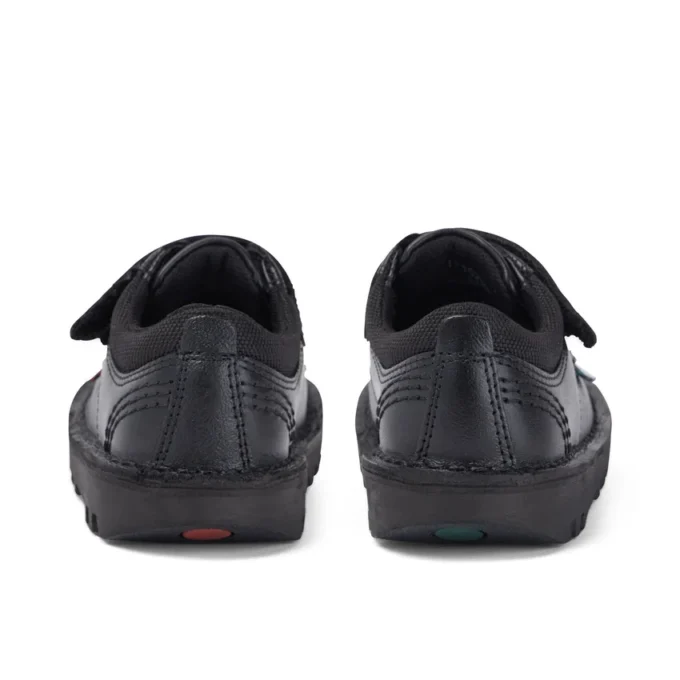 Kick Lo Scuff in pelle nera per neonati maschi Kick Lo Scuff in pelle nera per neonati maschi