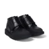 Kick Mid Scuff in pelle nera per bambini Kick Mid Scuff in pelle nera per bambini
