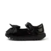 Kick Mj Bow in similpelle verniciata nera per bambine Kick Mj Bow in similpelle verniciata nera per bambine
