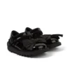 Kick Mj Bow in similpelle verniciata nera per bambine Kick Mj Bow in similpelle verniciata nera per bambine