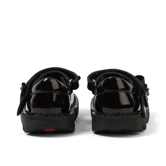 Kick Mj Bow in similpelle verniciata nera per bambine Kick Mj Bow in similpelle verniciata nera per bambine