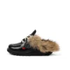 Kick Mule Fur Mains Black Unisex per adulti Kick Mule Fur Mains Black Unisex per adulti