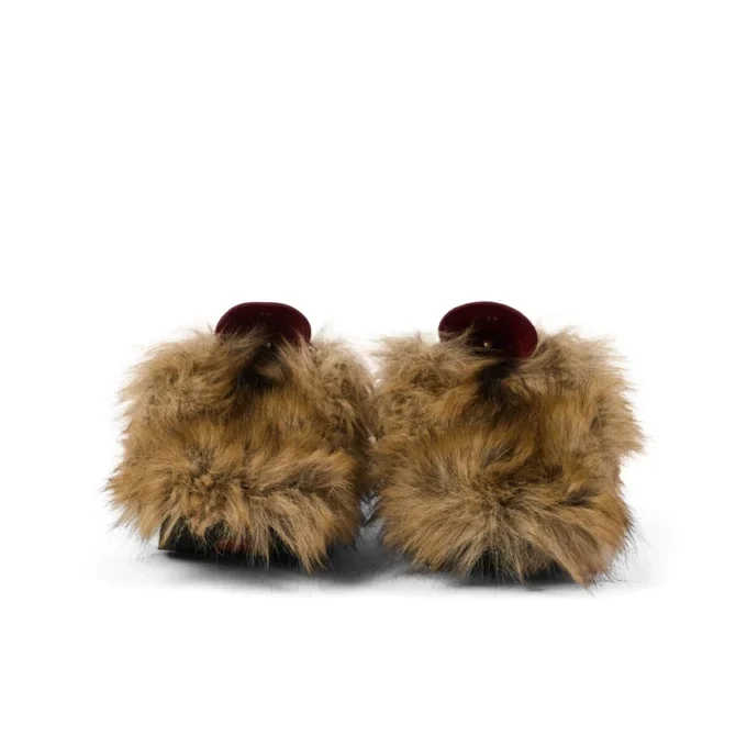 Adult Unisex Kick Mule in pelliccia Mains Rosso Adult Unisex Kick Mule in pelliccia Mains Rosso