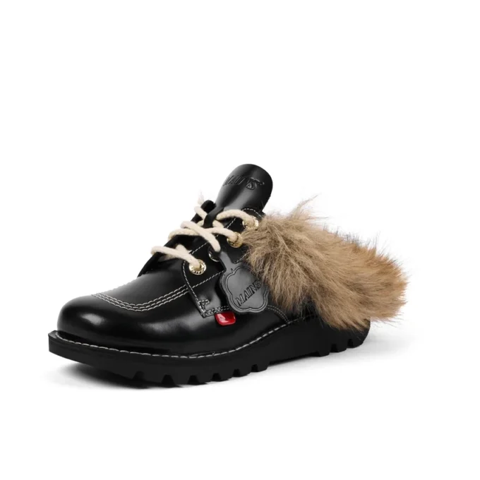 Kick Mule Fur Mains Black Unisex per adulti Kick Mule Fur Mains Black Unisex per adulti