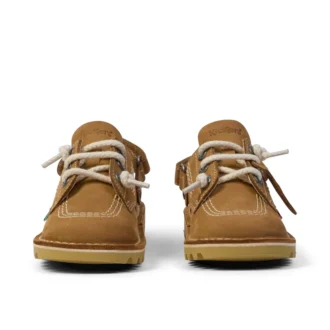 Kick Mule Unisex per neonati, color cuoio
