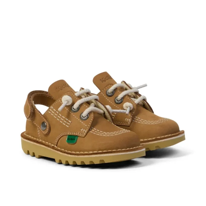 Kick Mule Unisex per neonati, color cuoio Kick Mule Unisex per neonati, color cuoio