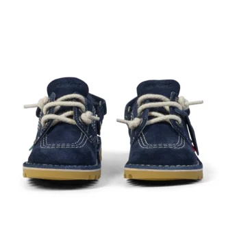 Kick Mule unisex per neonati in pelle scamosciata blu navy