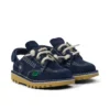 Kick Mule unisex per neonati in pelle scamosciata blu navy Kick Mule unisex per neonati in pelle scamosciata blu navy