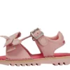 Kick Sandal in pelle rosa per bambine Kick Sandal in pelle rosa per bambine