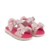 Kick Sandal in pelle rosa per bambine Kick Sandal in pelle rosa per bambine