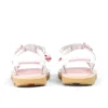 Kick Sandal per bambine in pelle bianca Kick Sandal per bambine in pelle bianca
