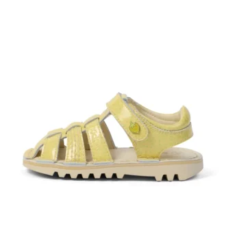 Kick Sandal unisex per neonati Fruit giallo chiaro