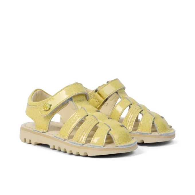 Kick Sandal unisex per neonati Fruit giallo chiaro Kick Sandal unisex per neonati Fruit giallo chiaro