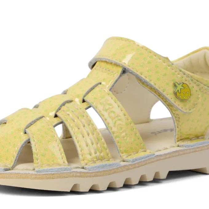 Kick Sandal unisex per neonati Fruit giallo chiaro Kick Sandal unisex per neonati Fruit giallo chiaro