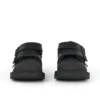 Kick Scuff Twin in pelle nera per bambini Kick Scuff Twin in pelle nera per bambini