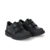 Kick Scuff Twin in pelle nera per bambini Kick Scuff Twin in pelle nera per bambini