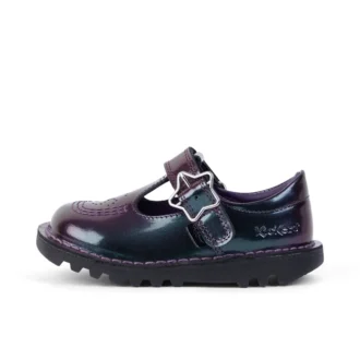 Kick T-Bar Galactic in vernice viola per bambine