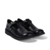 Kick T-Bar in pelle nera per ragazze Kick T-Bar in pelle nera per ragazze