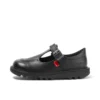 Kick T-Bar in pelle Vel nera per bambine Kick T-Bar in pelle Vel nera per bambine