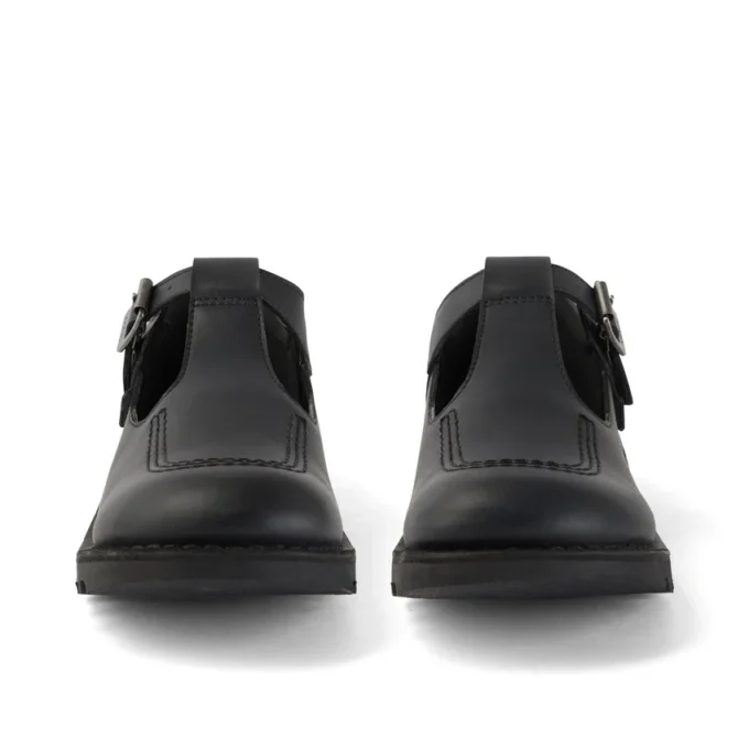 Kick T-Bar in similpelle nera per ragazze Kick T-Bar in similpelle nera per ragazze