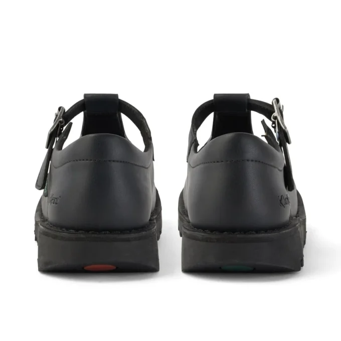Kick T-Bar in similpelle nera per ragazze Kick T-Bar in similpelle nera per ragazze