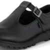 Kick T-Bar in similpelle nera per ragazze Kick T-Bar in similpelle nera per ragazze