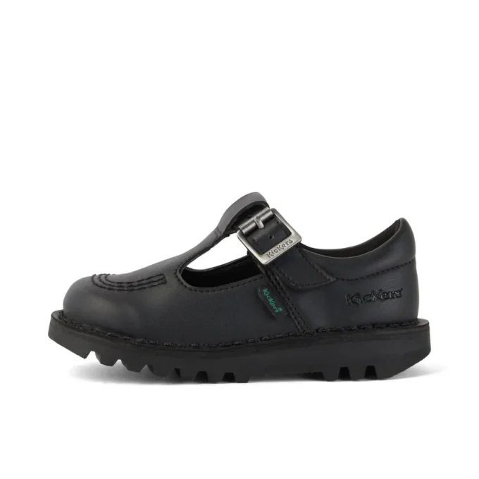 Kick T-Bar in similpelle per bambine, nero Kick T-Bar in similpelle per bambine, nero