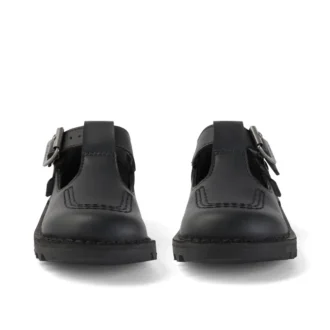 Kick T-Bar in similpelle per bambine, nero