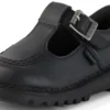 Kick T-Bar in similpelle per bambine, nero Kick T-Bar in similpelle per bambine, nero