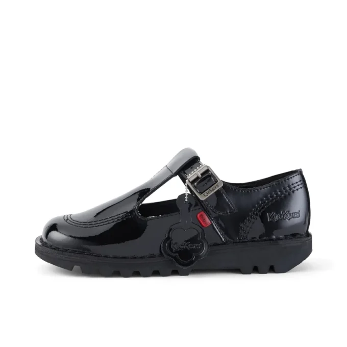 Kick T-Bar in vernice nera da donna Kick T-Bar in vernice nera da donna