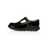 Kick T-Bar in vernice nera per ragazze Kick T-Bar in vernice nera per ragazze