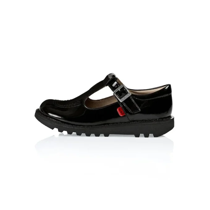 Kick T-Bar in vernice nera per ragazze Kick T-Bar in vernice nera per ragazze