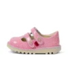 Kick T-Bar per neonati unisex in vernice rosa alla frutta Kick T-Bar per neonati unisex in vernice rosa alla frutta