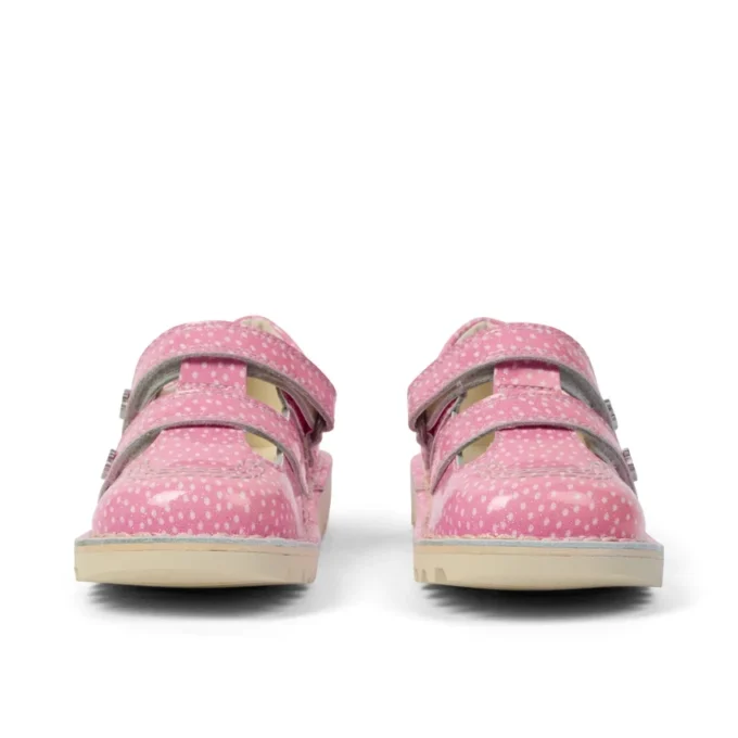 Kick T-Bar per neonati unisex in vernice rosa alla frutta Kick T-Bar per neonati unisex in vernice rosa alla frutta