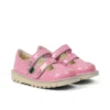 Kick T-Bar per neonati unisex in vernice rosa alla frutta Kick T-Bar per neonati unisex in vernice rosa alla frutta