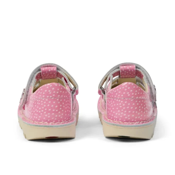 Kick T-Bar per neonati unisex in vernice rosa alla frutta Kick T-Bar per neonati unisex in vernice rosa alla frutta