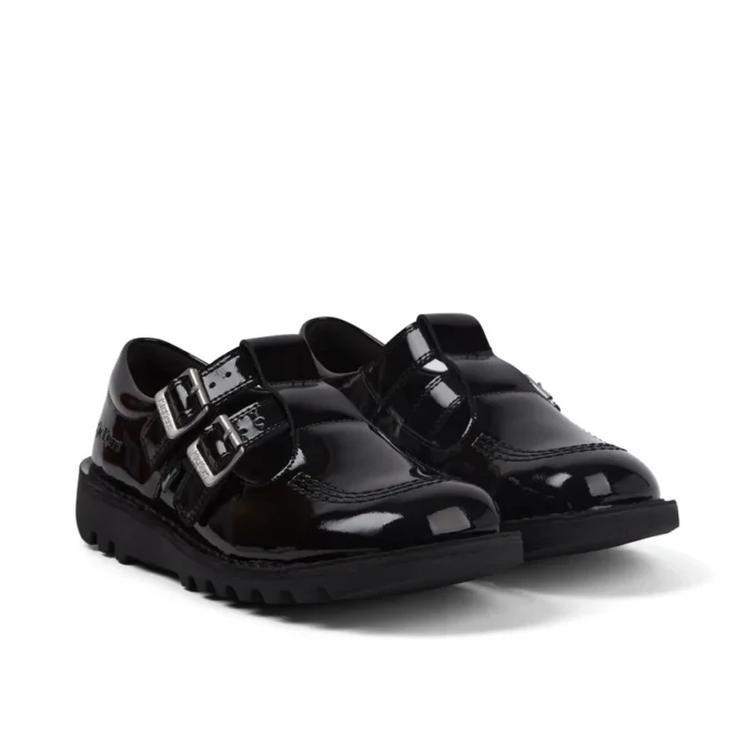 Kick T Double da donna per adulti in vernice nera Kick T Double da donna per adulti in vernice nera